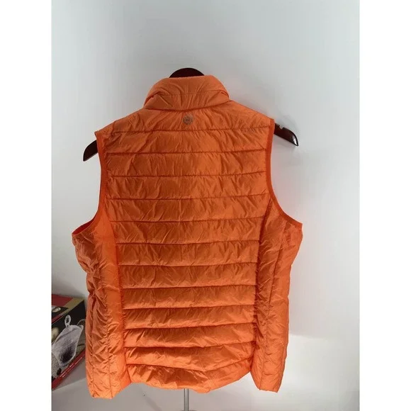 Medium Orange Ultra Light Down Vest - Picture 3 of 3